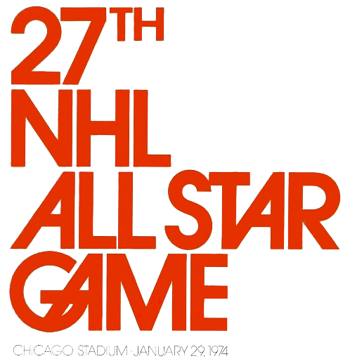 NHL All-Star Game 1973-1974 Logo vinyl decal